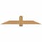 Ekena Millwork Eugene Smooth Timber Gable Bracket, Western Red Cedar, 60"W x 12"H x 5 1/2"D x 5 1/2"F, 5/12 Pitch GBW060X12X0606EUG00SWR - alternate 1